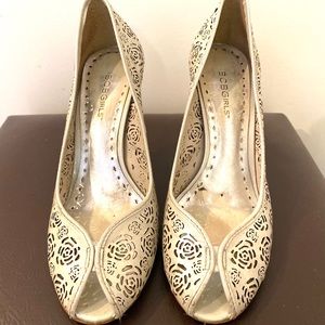 Pearl Floral BCBG Heels